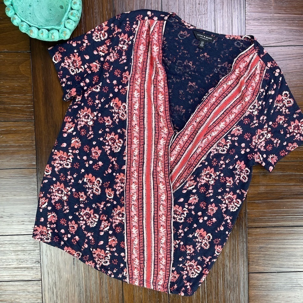 Lucky‎ Brand Pull Over Top Size Small